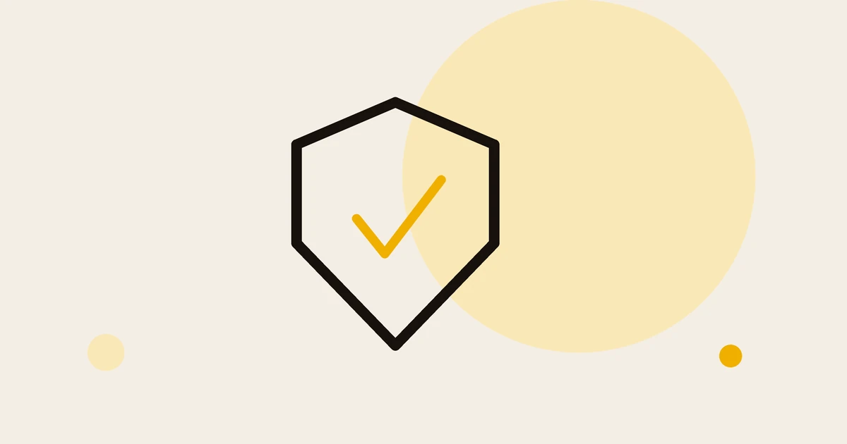 A shield with a tick, representing defending a YouTube channel against a false copyright strike
